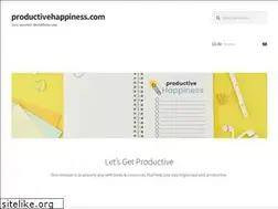 Sites similar to productivehappiness.com