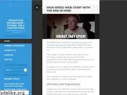 Sites similar to productiveprogrammer.io