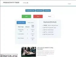 Sites similar to productivitytimer.com