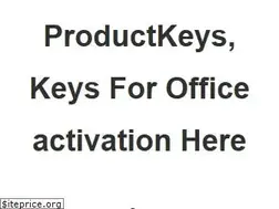 Sites similar to productkeys.org