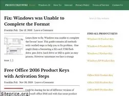 Sites similar to productkeywiki.com