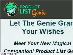 Sites similar to productlistgenie.com