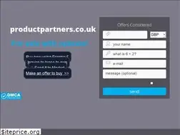 Sites similar to productpartners.co.uk