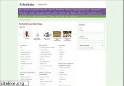 Sites similar to productpricelists.com