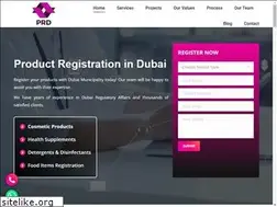 Sites similar to productregistrationdubai.com