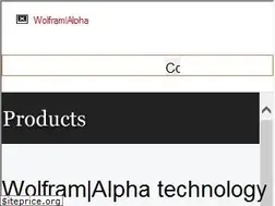 Sites similar to products.wolframalpha.com