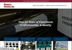 Sites similar to productsfinishing.net