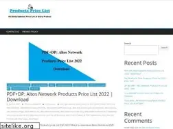 Sites similar to productspricelist.in