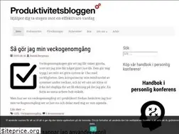 Sites similar to produktivitetsbloggen.se