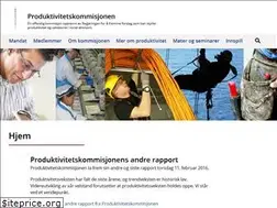Sites similar to produktivitetskommisjonen.no