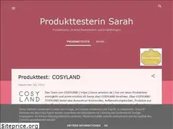 Sites similar to produkttesterin-sarah.de