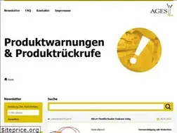 Sites similar to produktwarnungen.at