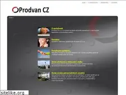 Sites similar to prodvan.cz