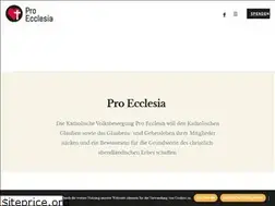 Sites similar to proecclesia.ch