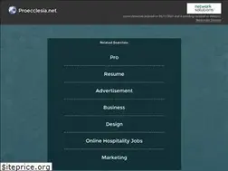 Sites similar to proecclesia.net