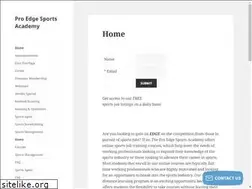 Sites similar to proedgesportsacademy.com
