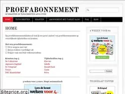 Sites similar to proefabonnementafsluiten.nl
