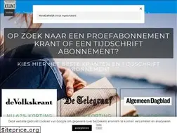 Sites similar to proefabonnementkrant.com