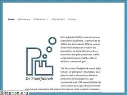 Sites similar to proeffabriek.nl