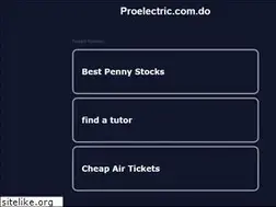 Sites similar to proelectric.com.do