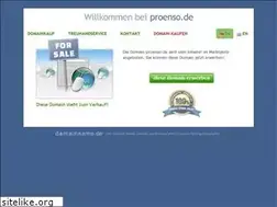 Sites similar to proenso.de