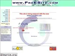 Sites similar to proesite.com