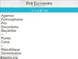 Sites similar to proexcursionsbayahibe.com