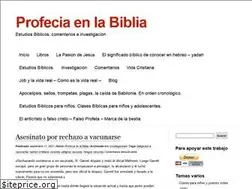 Sites similar to profeciaenlabiblia.wordpress.com