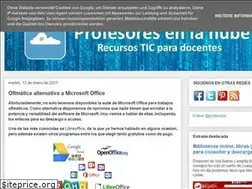 Sites similar to profesoresenlanube.com