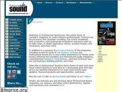 Sites similar to professional-sound.com