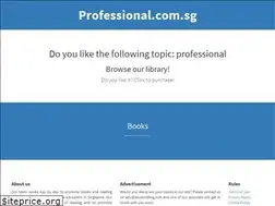 Sites similar to professional.com.sg
