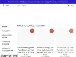 Sites similar to professionalacousticsfoam.com