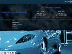 Sites similar to professionalautobodybend.com