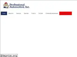 Sites similar to professionalautomotiveinc.com