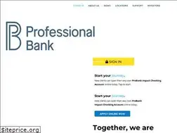 Sites similar to professionalbankfl.com