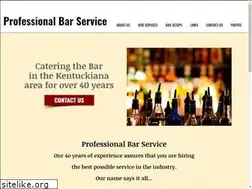Sites similar to professionalbarservice.com