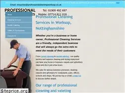 Sites similar to professionalcleaningworksop.co.uk