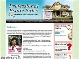 Sites similar to professionalestatesales.com