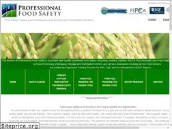 Sites similar to professionalfoodsafety.com