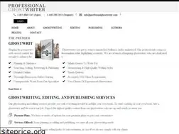 Sites similar to professionalghostwriter.com