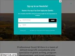 Sites similar to professionalgrantwriter.org