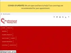 Sites similar to professionalhearingclinic.com