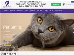 Sites similar to professionalpetnanny.com