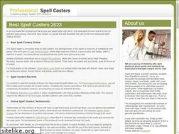 Sites similar to professionalspellcasters.com