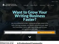 Sites similar to professionalwritersalliance.com