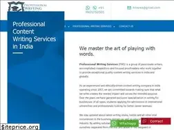 Sites similar to professionalwritingservices.in