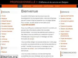 Sites similar to professionnelle.be