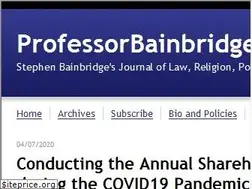 Sites similar to professorbainbridge.com
