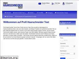 Sites similar to profi-haarschneidertest.de