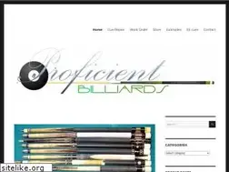 Sites similar to proficientbilliards.com